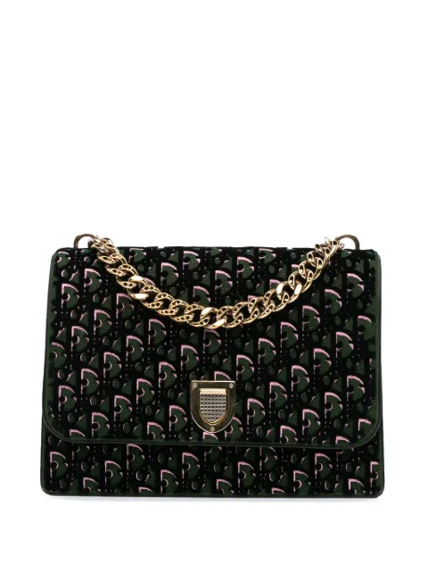 Christian Dior Pre-Owned 2016 Oblique Velvet Diorama satchel