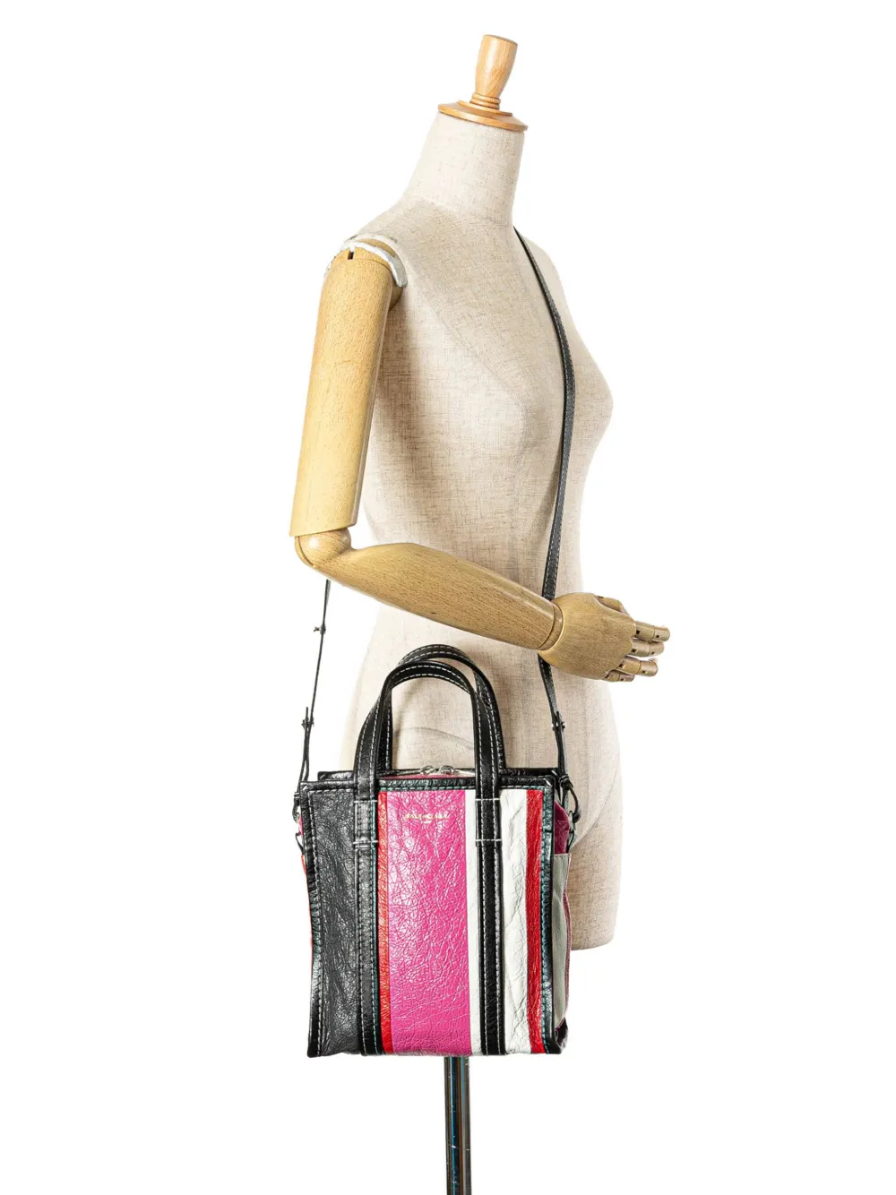 Balenciaga Pre-Owned 2010-2024 XS Lambskin Bazar Shopper satchel - Roze