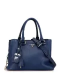 Prada Pre-Owned 2000-2024 Vitello Daino Zip Around Convertible Tote satchel - Blue