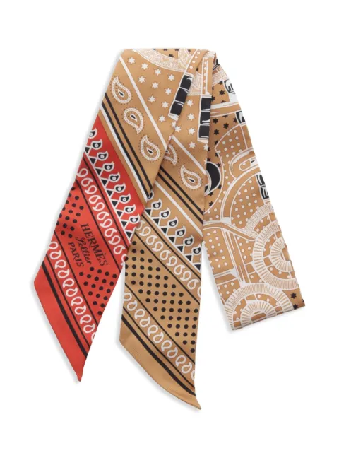 Hermès Pre-Owned 2010s Twilly Eperon D'Or Bandana scarf