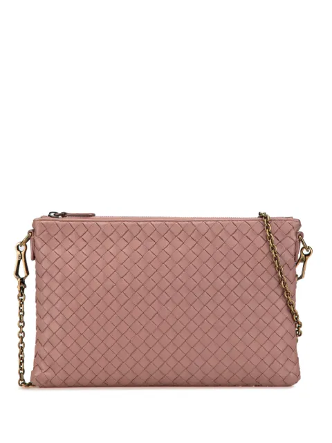 Bottega Veneta Pre-Owned 2012-2024 Nappa Intrecciato Wallet On Chain crossbody bag