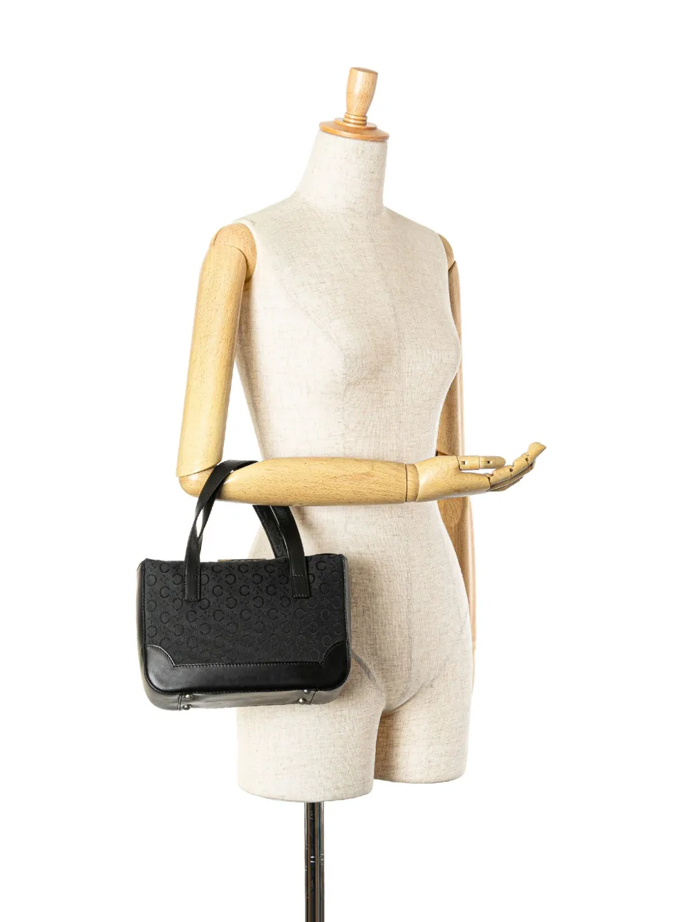 Céline Pre-Owned 2000 C Macadam Canvas handbag - Zwart