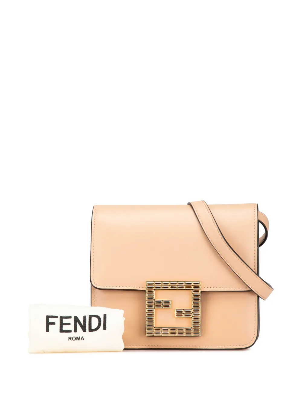 2010-2024 Leather Crystal Fab Crossbody Bag