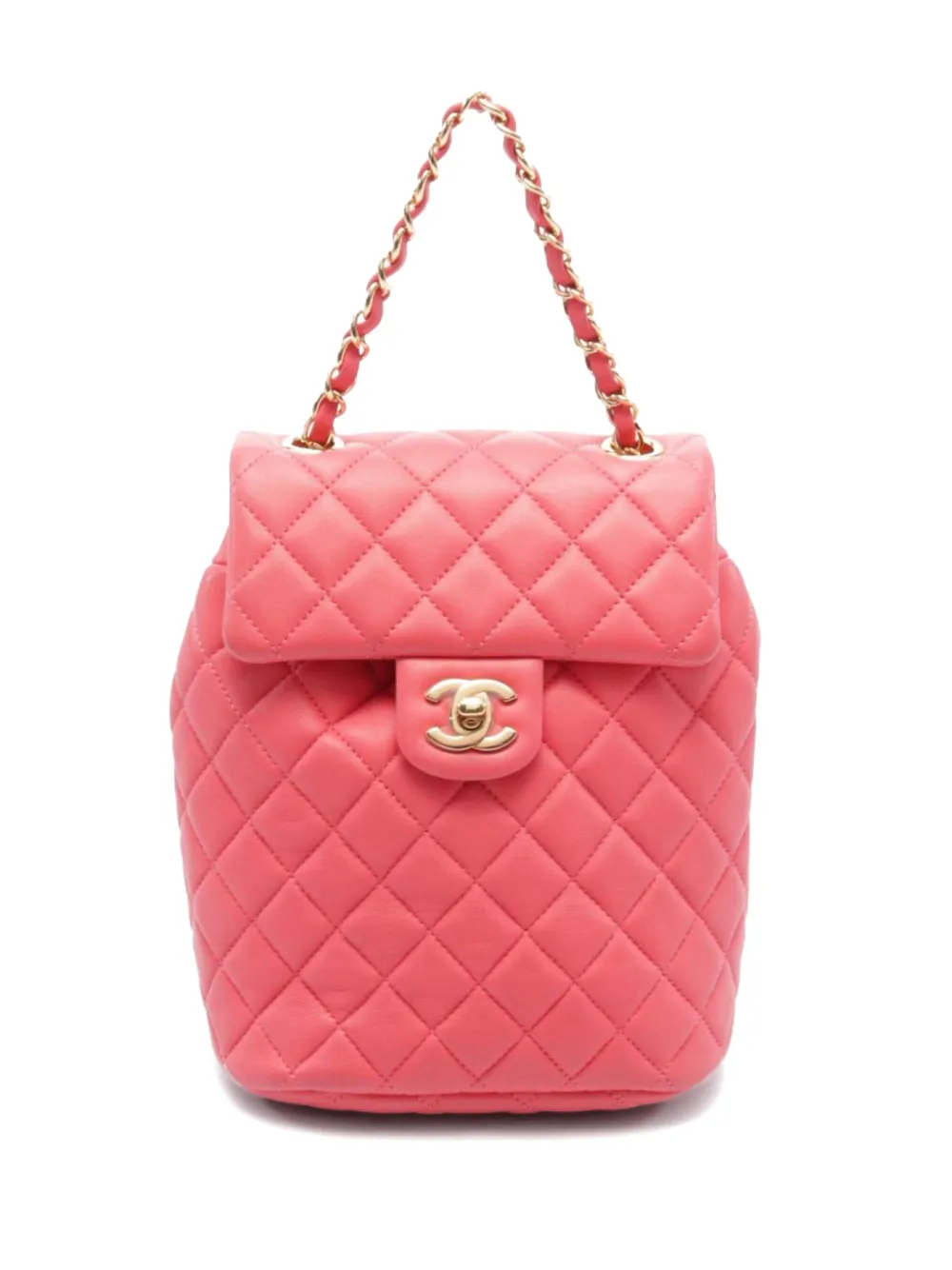 CHANEL Pre-Owned 2019 Matelasse Chain backpack | Pink | Image 1