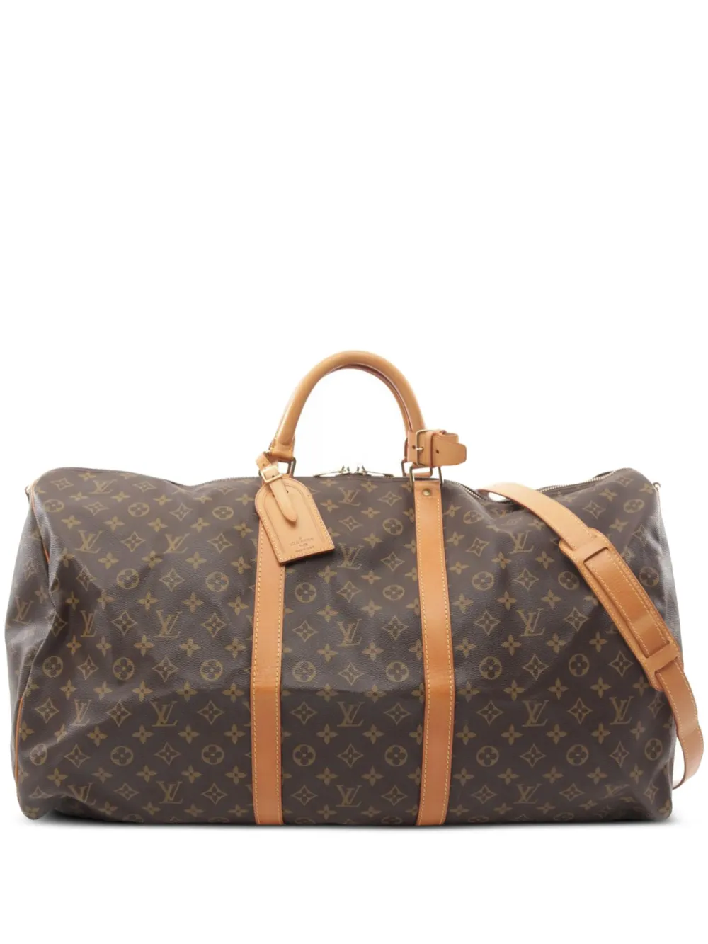 Louis Vuitton Pre-Owned 1996 キーポル バンドリエール 60 バッグ - ブラウン Louis Vuitton Pre-Owned 1996 キーポル バンドリエール 60 バッグ - ブラウン