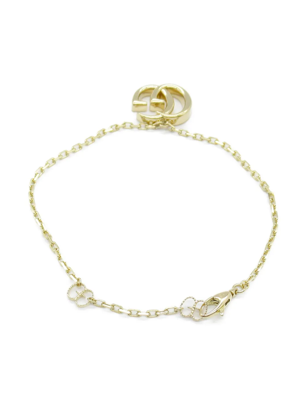 Gucci Pre-Owned pulsera Double G en oro amarillo de 18kt 2010 | Hombre | Image 2
