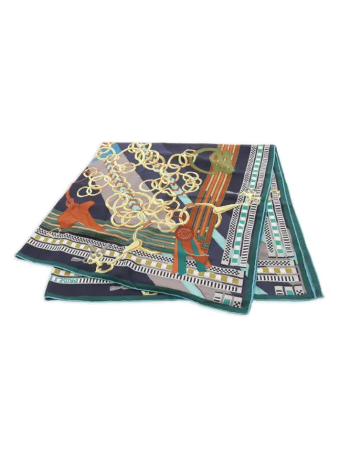 Hermès Pre-Owned foulard Brides Et Gris-Gris 140 (années 2000)