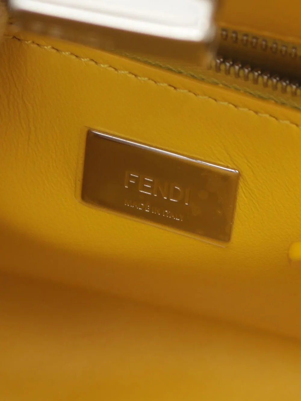 Pre-owned Fendi 2010 Mini Peekaboo Bag In Blue