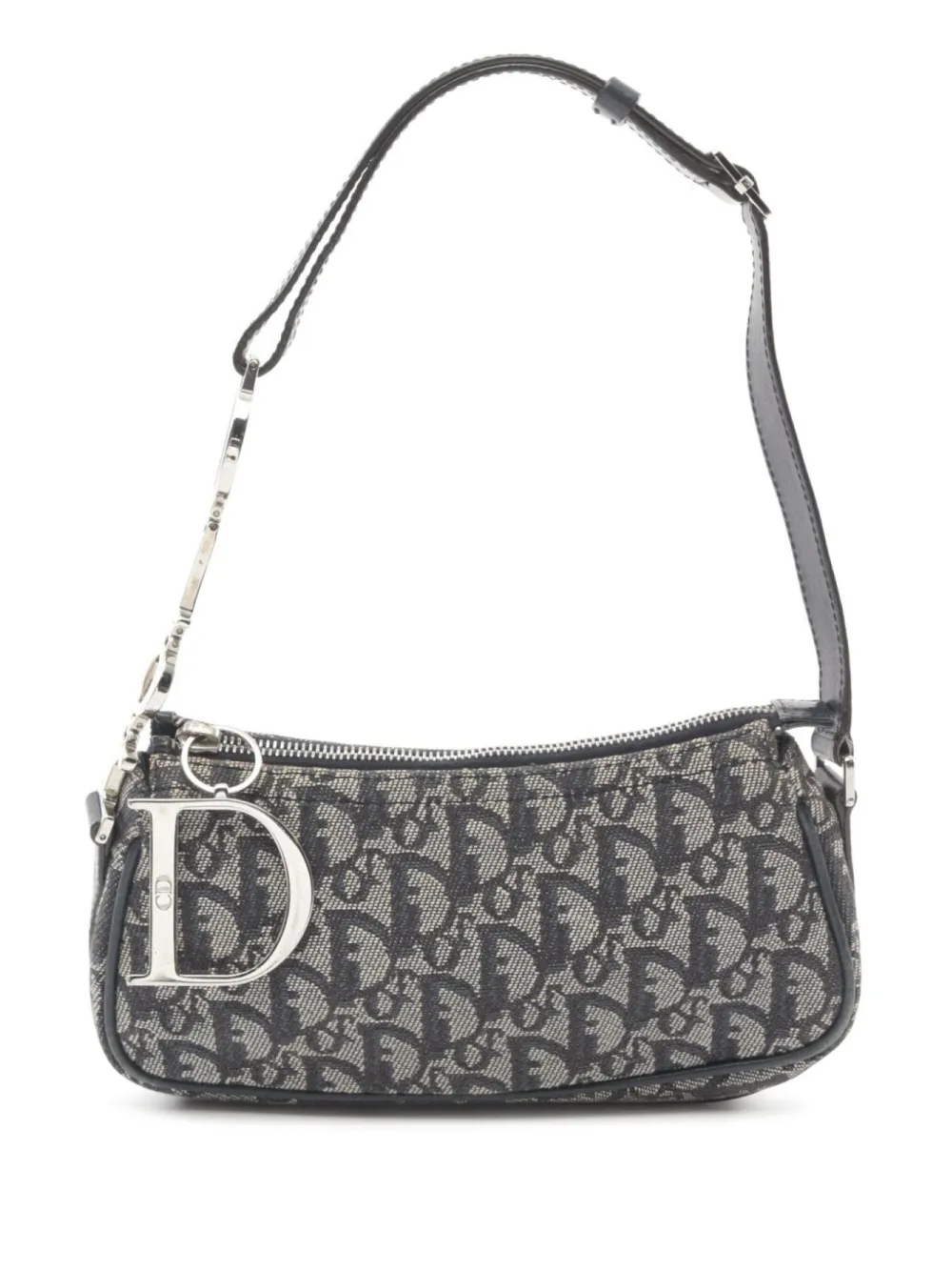 Christian Dior Pre-Owned 00s トロッター ショルダーバッグ - グレー Christian Dior Pre-Owned 00s トロッター ショルダーバッグ - グレー