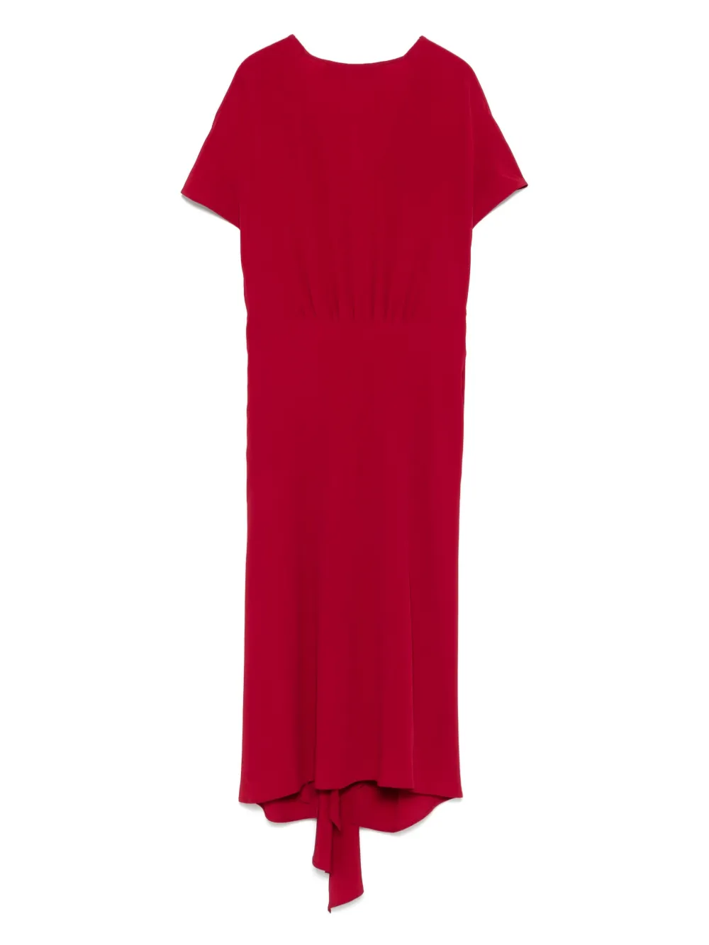 Federica Tosi knot-detail midi dress - Rood