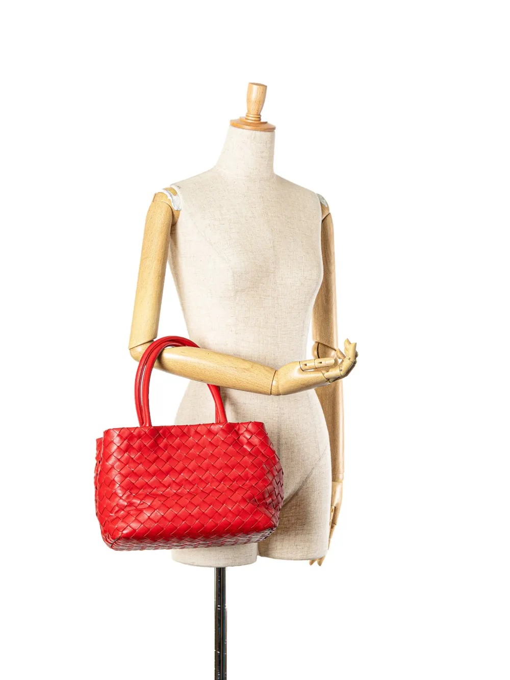 Bottega Veneta Pre-Owned 2012-2024 Nappa Intrecciato handbag - Rood