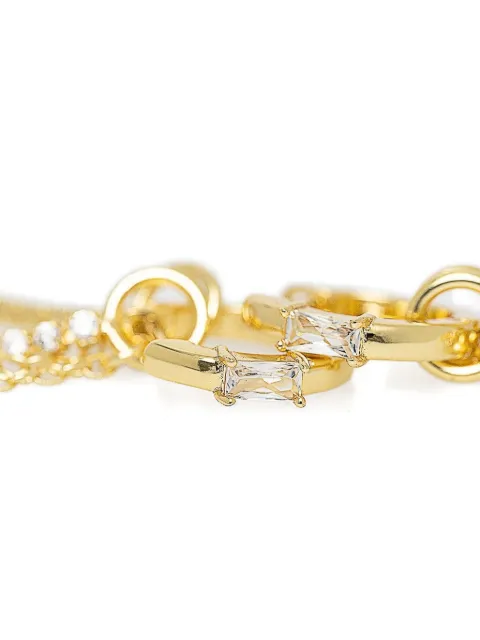 Luv Aj baguette-cut earrings