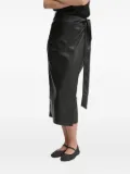 NEVER FULLY DRESSED wrap tie-waist skirt - Black