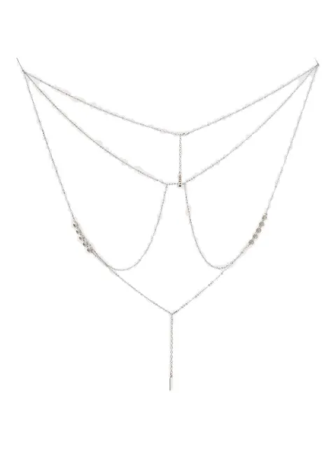 Luv Aj Rosette chain body jewellery