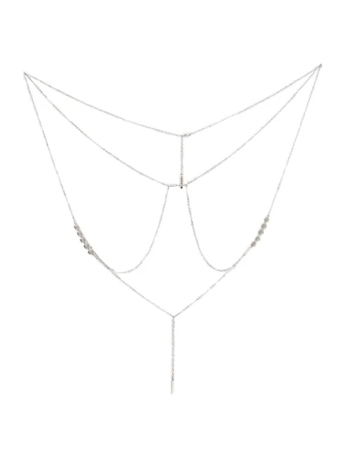Luv Aj Rosette chain body jewellery