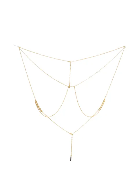 Luv Aj spiral-detail multi-chain necklace
