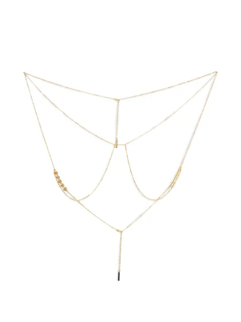 Luv Aj spiral-detailing bodychain