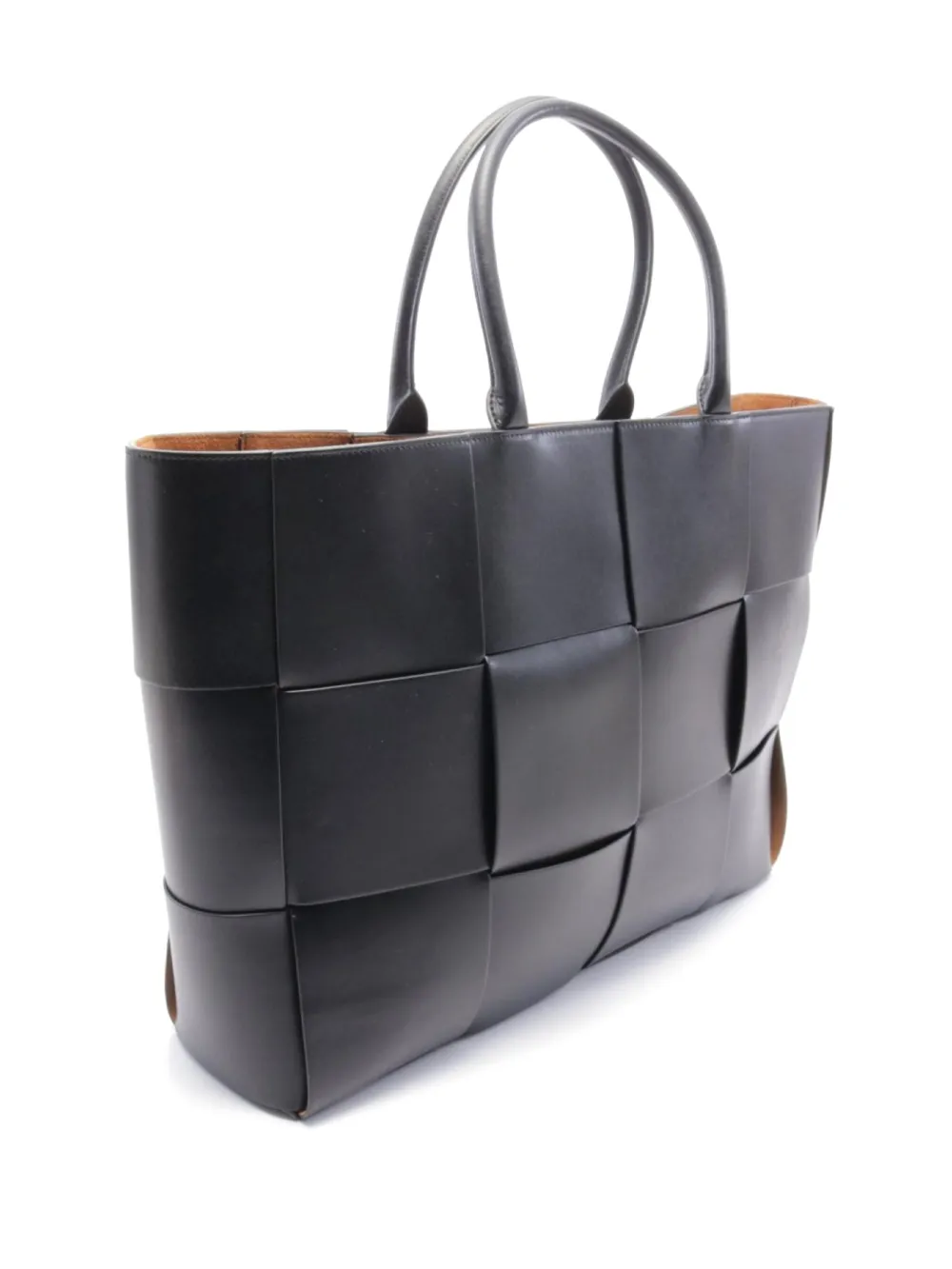 Bottega Veneta Pre-Owned 2010s grote Arco shopper - Zwart