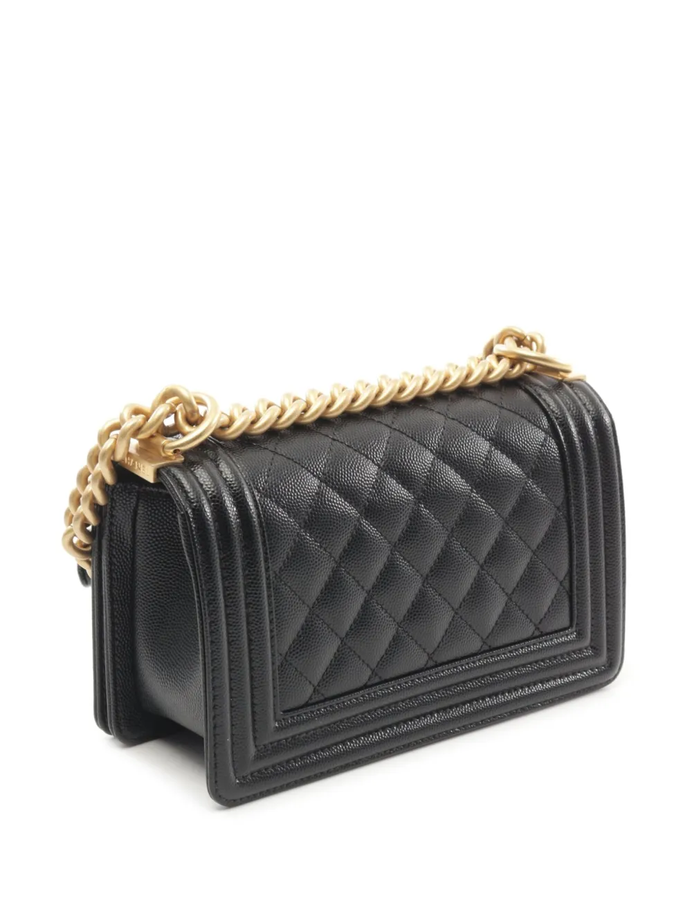 CHANEL Pre-Owned 2021 kleine Boy Chanel schoudertas - Zwart