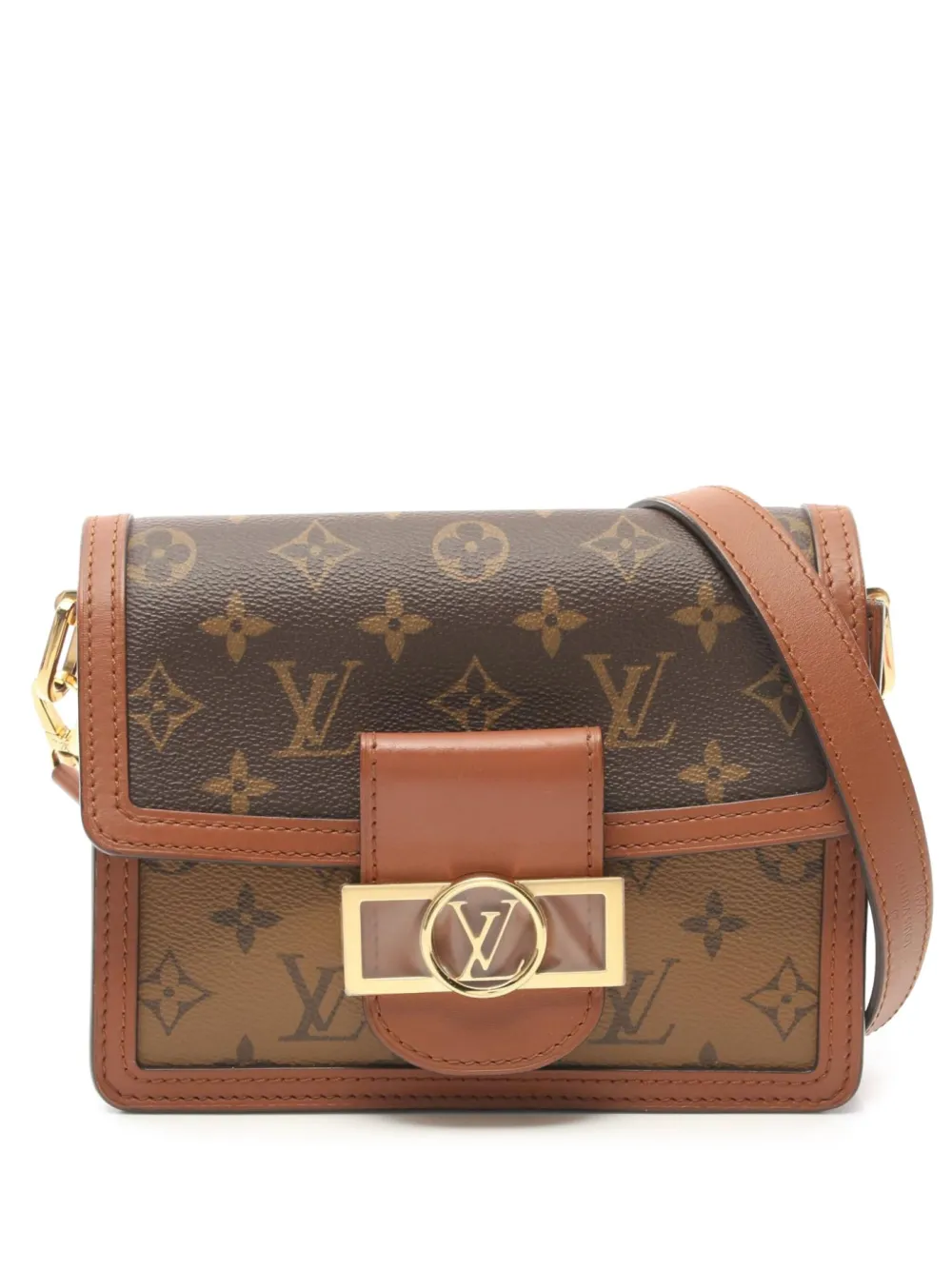 Louis Vuitton Pre-Owned 2020 ドーフィーヌ ショルダーバッグ ミニ - ブラウン Louis Vuitton Pre-Owned 2020 ドーフィーヌ ショルダーバッグ ミニ - ブラウン