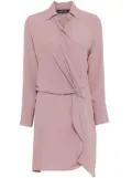 Federica Tosi crepe mini dress - Pink