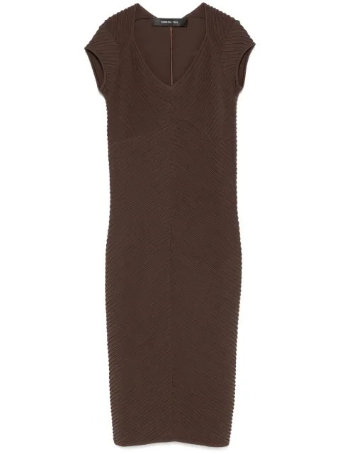 Federica Tosi ribbed midi dress