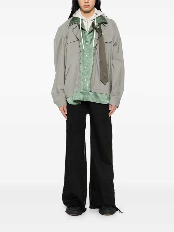 Maison MIHARA YASUHIRO レイヤードジャケット 46 Maison MIHARA YASUHIRO レイヤード ジャケット | FARFETCH JP