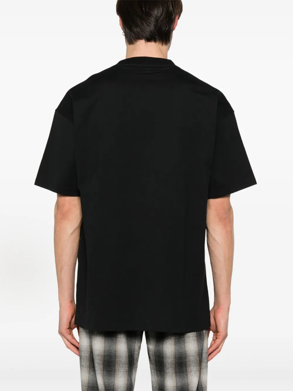 BLUE SKY INN T-shirt met Great Wave-patch Zwart