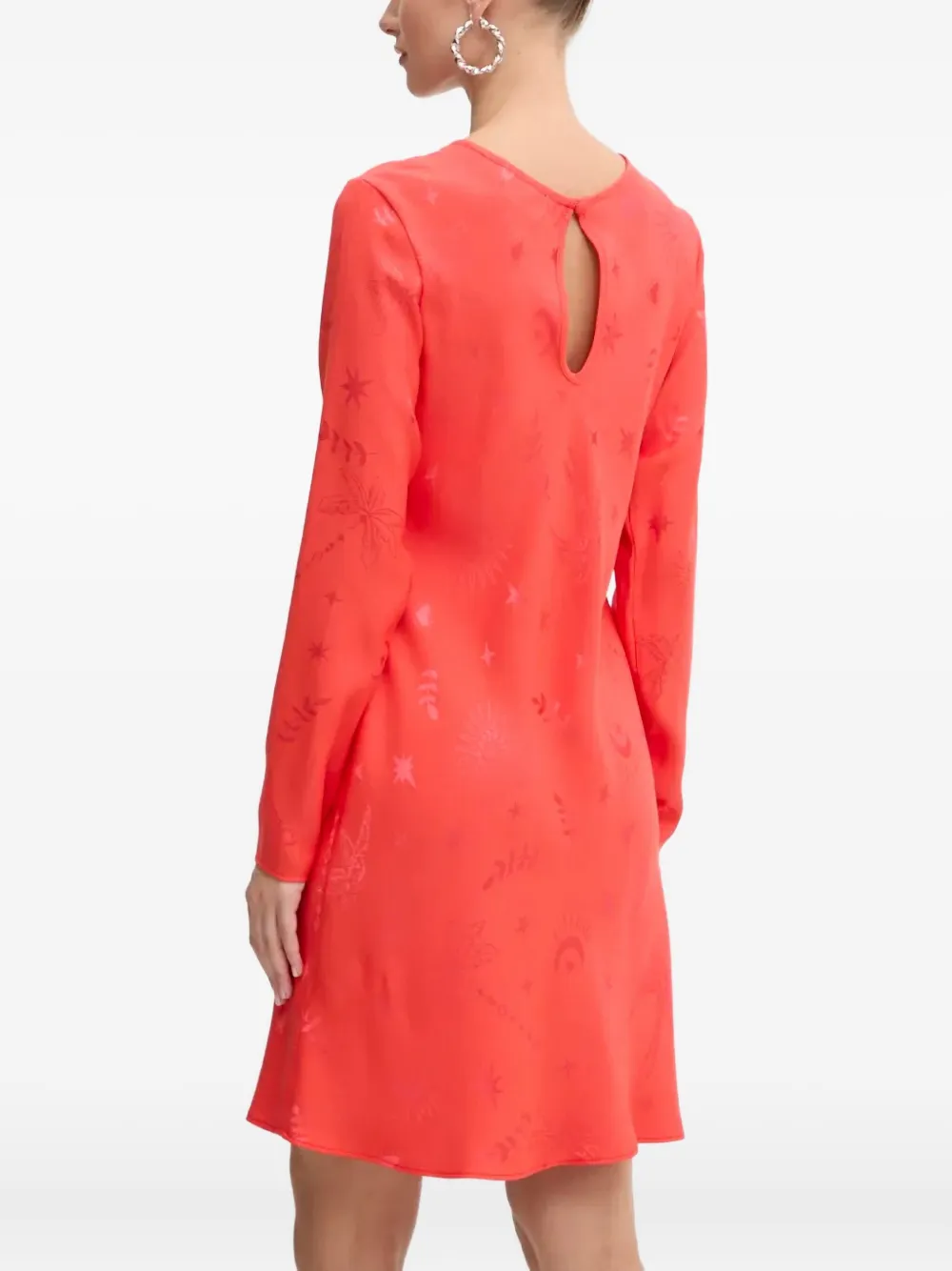 NEVER FULLY DRESSED Jurk met print Rood