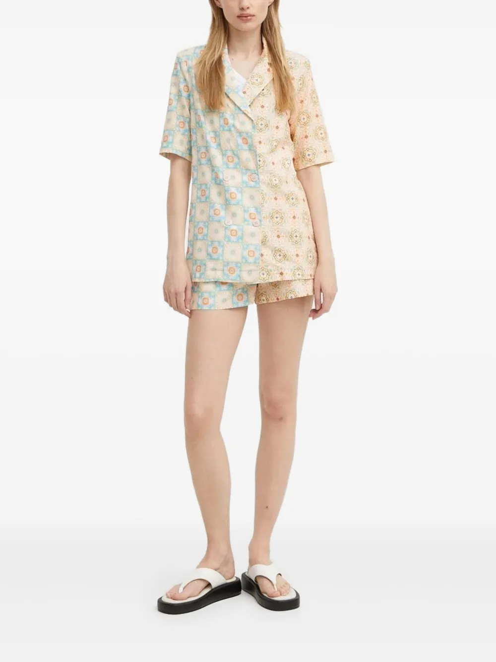 Never Fully Dressed Short-sleeve Shirt In Neutral
