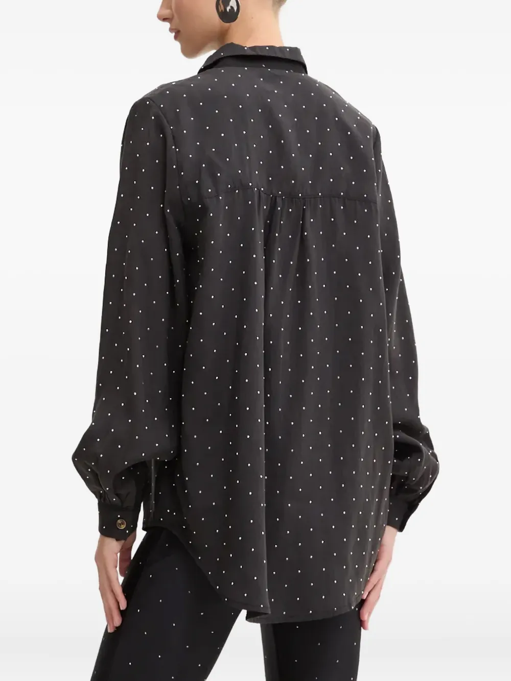 NEVER FULLY DRESSED Blouse met lange mouwen - Zwart