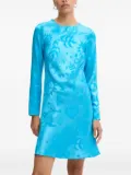 NEVER FULLY DRESSED long-sleeve printed dress - Blue