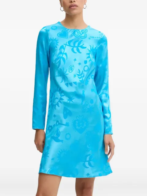 NEVER FULLY DRESSED long-sleeve printed dress