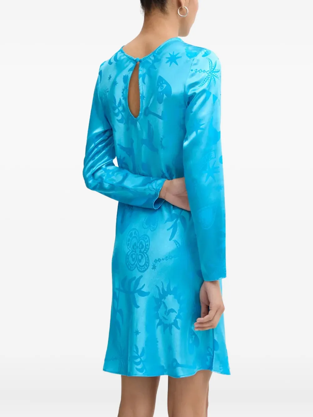 NEVER FULLY DRESSED Jurk met lange mouwen Blauw