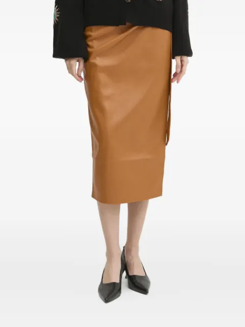 NEVER FULLY DRESSED wrap midi skirt