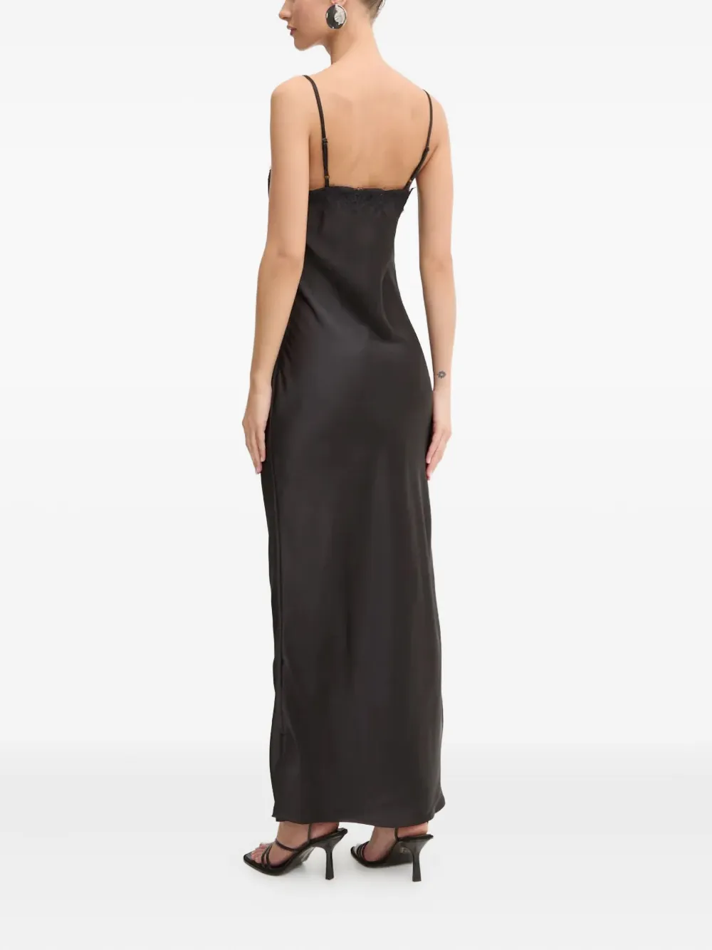 NEVER FULLY DRESSED Jurk met kant Zwart