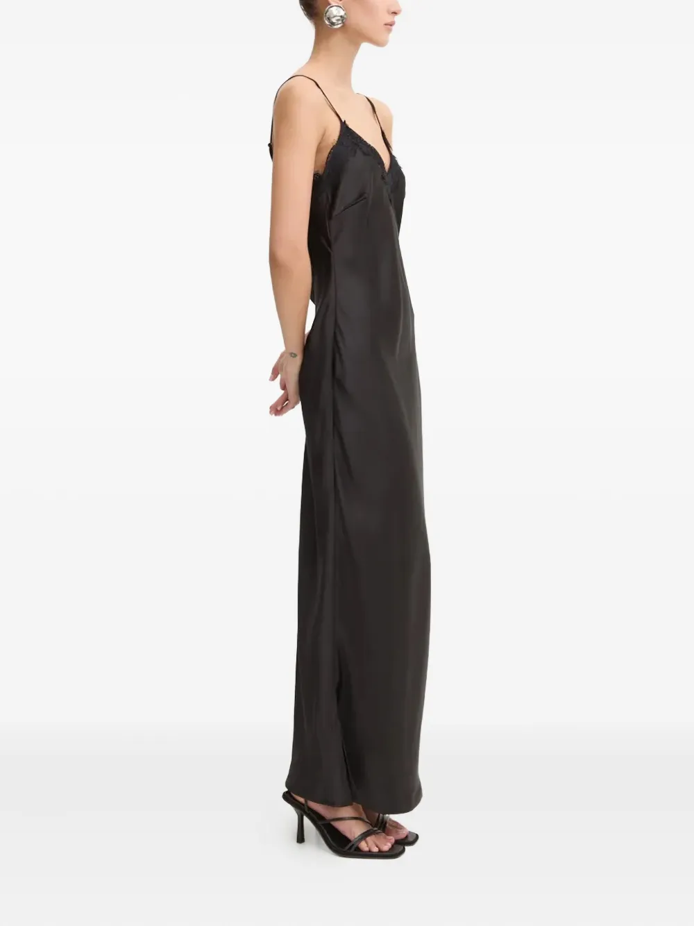 NEVER FULLY DRESSED Jurk met kant Zwart