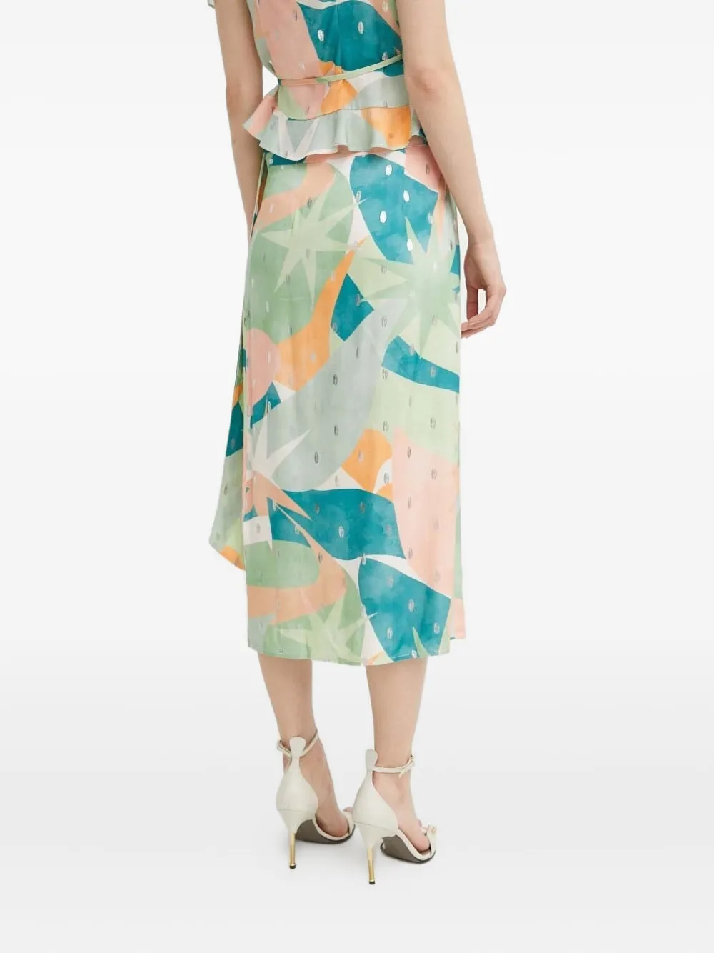 NEVER FULLY DRESSED Asymmetrische rok - Groen