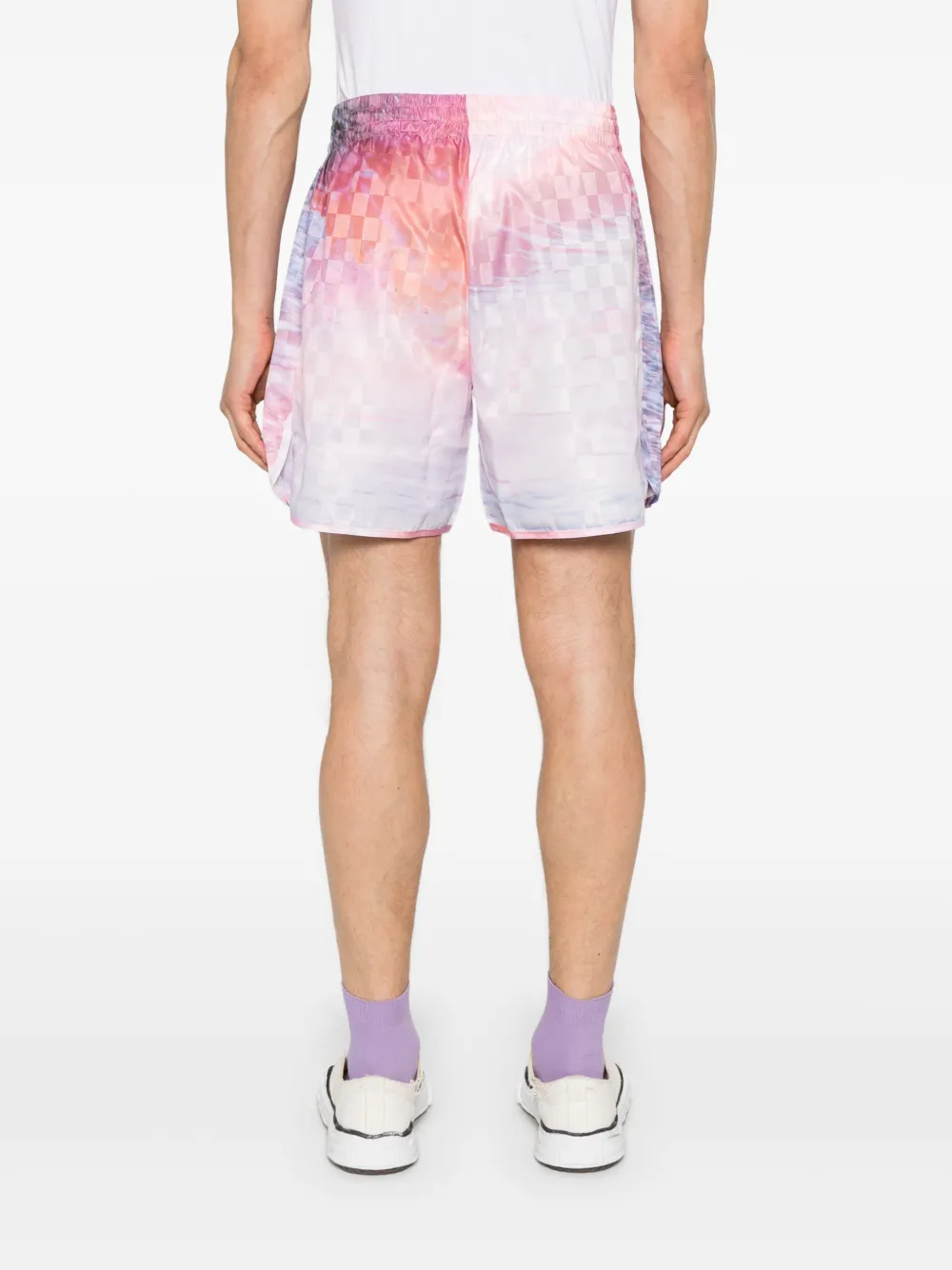 BLUE SKY INN Damier Check shorts Roze