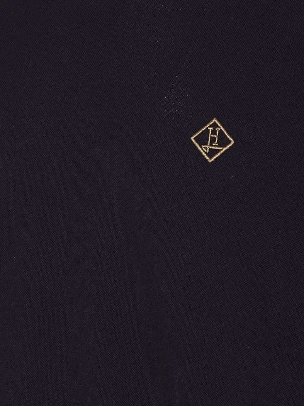 Herno T-shirt met geborduurd logo Blauw