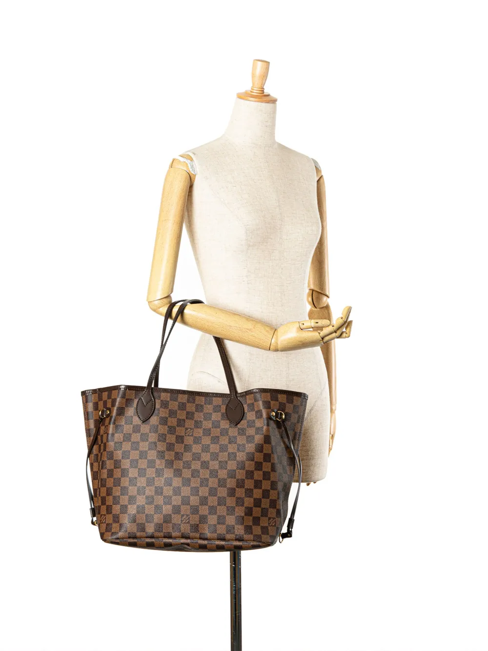 Louis Vuitton Pre-Owned 2008 Damier Ebene Neverfull MM tote bag - Bruin