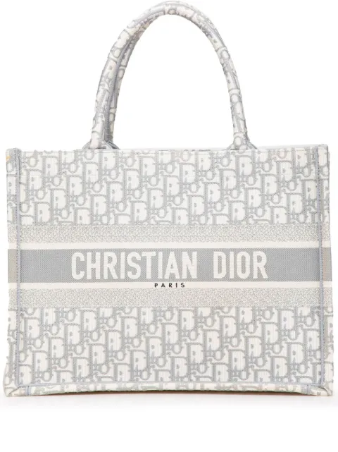 Christian Dior Pre-Owned 2022 Medium Oblique Canvas Book tote bag