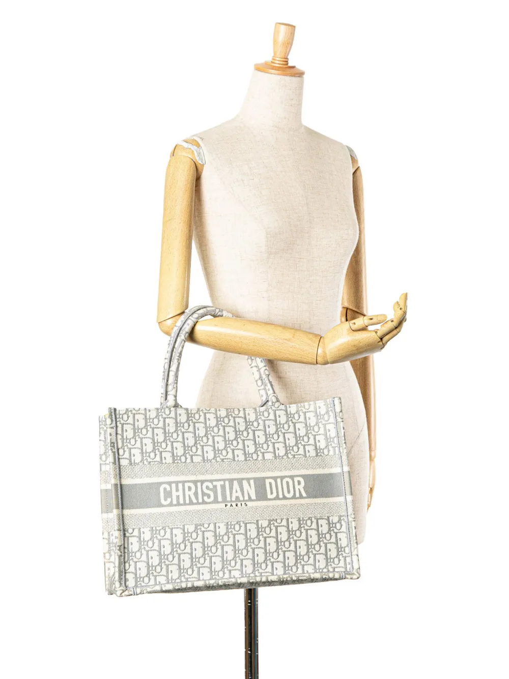 Christian Dior Pre-Owned 2022 Medium Oblique Canvas Book tote bag - Grijs