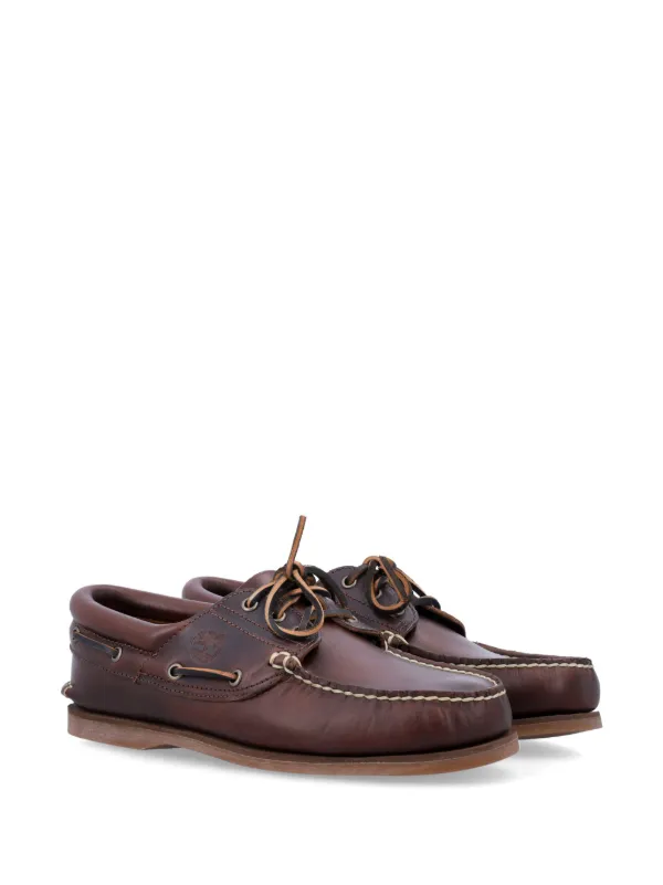ナ*キ様 美品　Timberland 3 Eye Classic brown Timberland Authentic 3 Eye Boat Shoes - Stuarts London