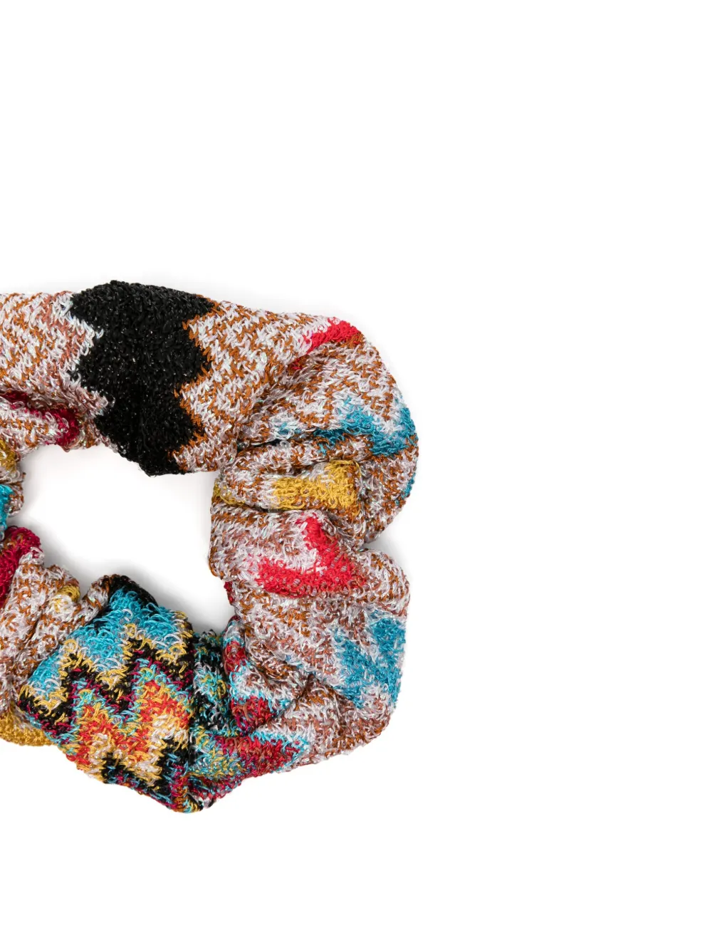 Image 2 of Missoni zigzag-woven scrunchie