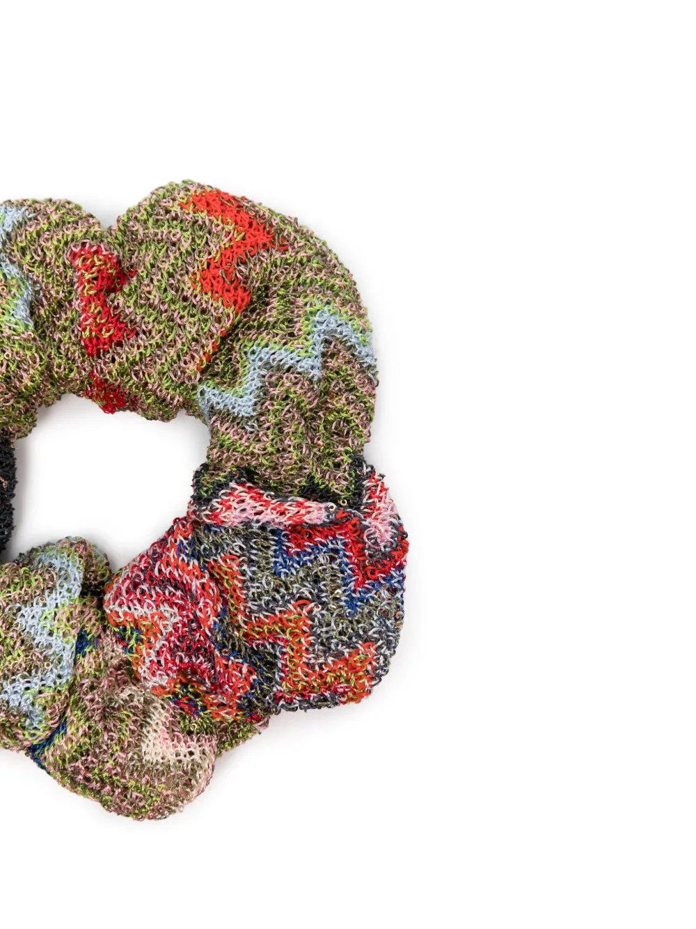 Image 2 of Missoni zigzag-woven scrunchie
