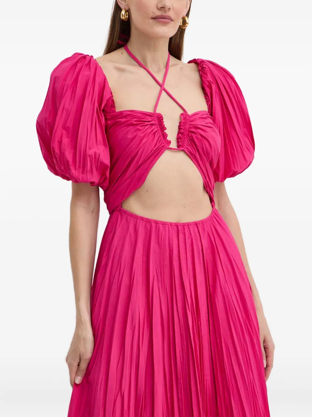 LUISA SPAGNOLI pleated dress - Rosa