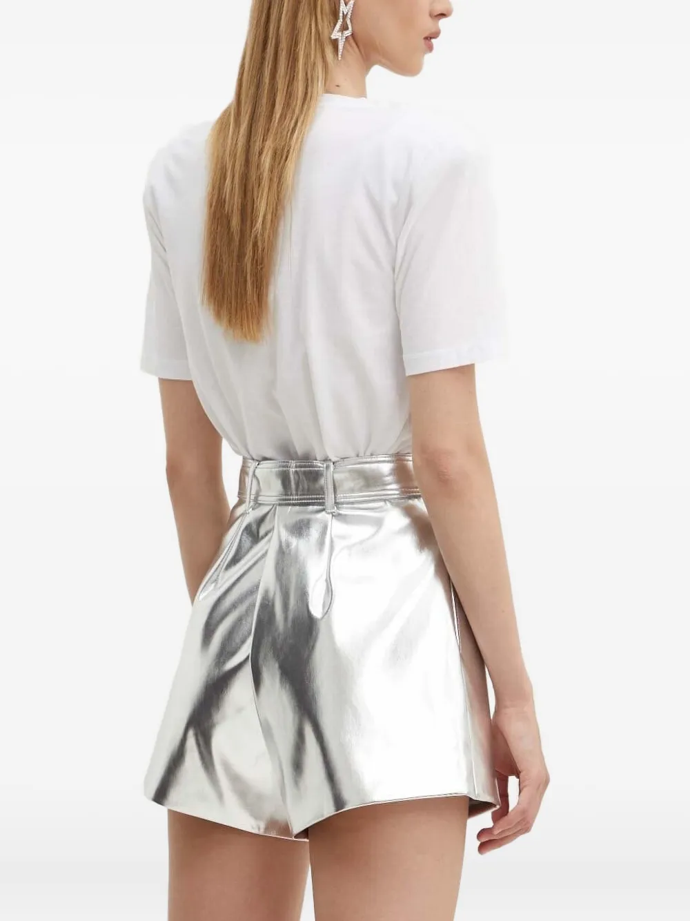 NEVER FULLY DRESSED Geplooide shorts Grijs