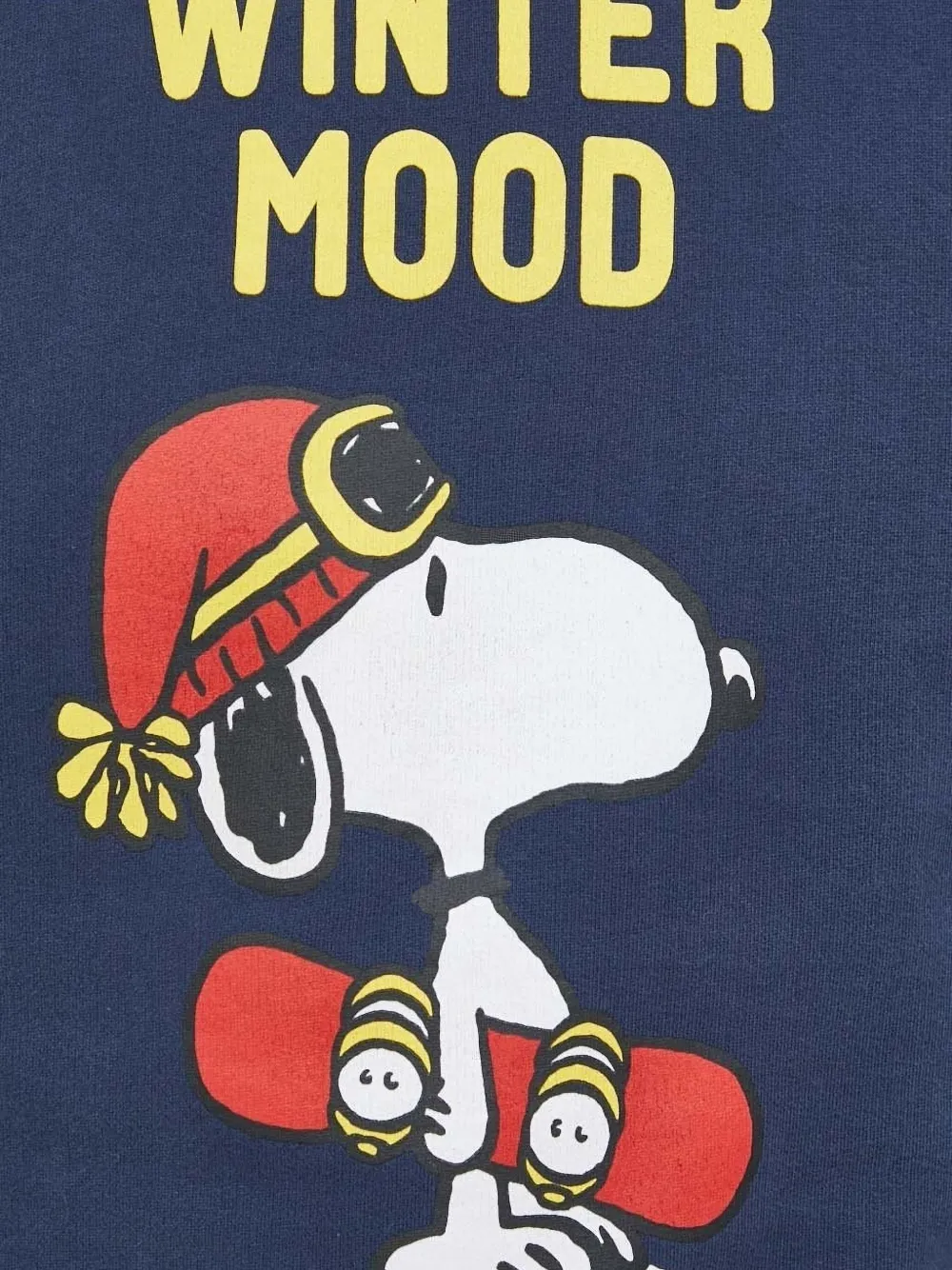 MC2 Saint Barth Sweater met Snoopy-print Blauw