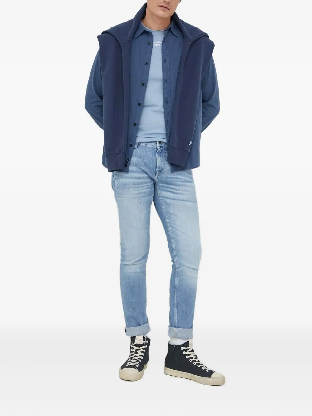 MC2 Saint Barth Sweater met Snoopy-print - Blauw